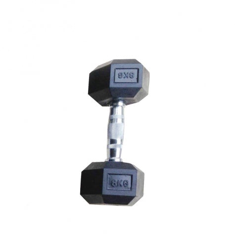 Toorx Professional 8kg Hexagon Dumbbell