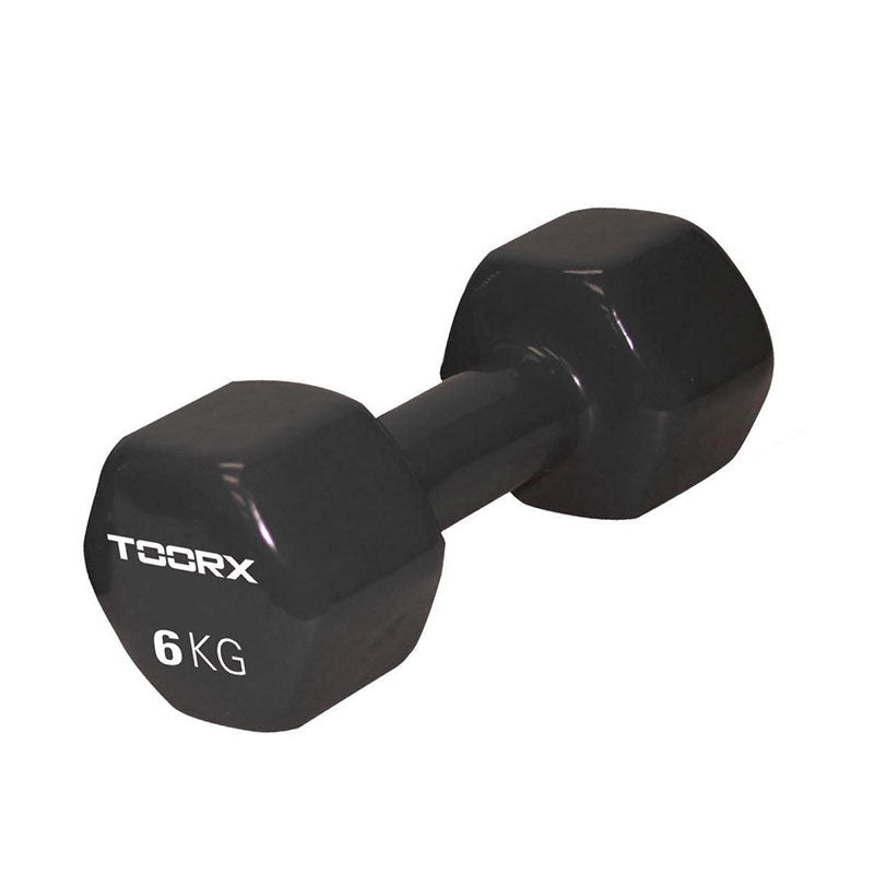 Toorx Black 6kg Vinyl Weight
