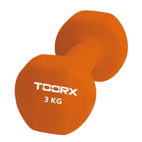Neoprene 3kg Orange Toorx barbell