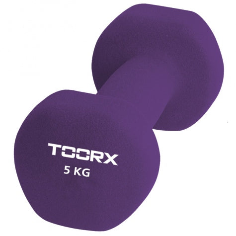 Toorx Purple Neoprene 5kg barbell