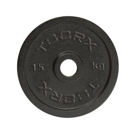Μαύρος Μαντεμένιος Δίσκος 15 kg Ø25mm Toorx
